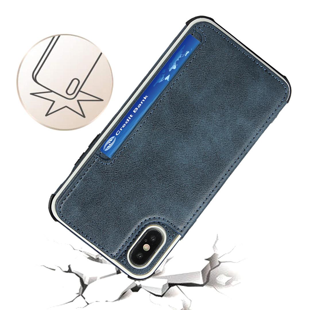 苹果iPhone X/Xs 翻盖插卡手机壳