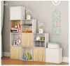 Armario bajo las escaleras, Armario de pared en ángulo, Armario bajo las escaleras, Combinación simple multifuncional, Rosa
