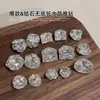 Joyería de Circonita de Alta Calidad, Decoraciones Apiladas de Diamantes para Uñas, Diamantes Irregulares Deslumbrantes con Forma de Cubo de Azúcar Transparente para Decoración de Uñas