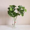 Planta artificial folha de ginkgo folha verde artificial arranjo de flores construção de flores planta artificial parede de plantas decoração de jardim parede de flores de casamento