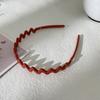 Atacado do Fabricante Simples Faixa de Cabelo para Lavar o Rosto e Máscara Facial com Dentes Antiderrapante Versátil de Verão Acessórios de Cabelo