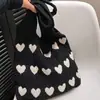 Bolsa Tote Preguiçosa Estilo Novo Casual Praia Ombro Feita à Mão Palha Grande Capacidade Férias Tecida Vazada