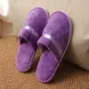 Chinelos Descartáveis de Fleece de Coral Espessos de 7mm com Solas Embutidas, Adequados para Hotéis, Pousadas, Hospitalidade Doméstica e Salões de Beleza