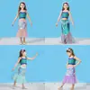 29.9 Venta Especial de Liquidación Disfraz de Sirena de Dos Piezas Vestido de Princesa Ariel Vestido de Cola de Sirena
