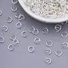 Círculo Círculo aberto Círculo de boca chata Pendurar pequenos ornamentos Pingentes Argola de conexão Fivela redonda Anel redondo Materiais artesanais Miçangas Perler Fivela para pendurar