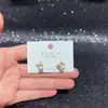 Brincos de Zircônia Pérola Zero-Shang para Mulheres, Únicos e Versáteis, Pino de Prata S925, Atacado de Acessórios Yiwu, Estilo Outono/Inverno, Garantia Pós-Venda