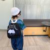 Bolsa Pequena Infantil Estilo Coreano Mochila Cartoon Fofa com Asinhas para Meninos e Meninas Mochila de Viagem Leve de Lona para Bebê
