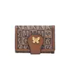 2026 Nueva Cartera Estilo Coreano de Nicho con Estampado de Leopardo y Múltiples Ranuras para Tarjetas, Cartera Corta con Acabado de Alta Gama, Cartera de Mariposa, Tarjetero con 70% de descuento