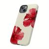 Lista de Estaciones de América del Norte Funda de Teléfono Flor Roja Sencilla iPhone 16 Funda con Película Magnética Mate Apple 18Promax