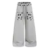 Pantalones de chándal anchos OREETA con estampado de estrellas de moda para hombre y mujer, diseño de alta costura moderno, pantalones casuales deportivos versátiles