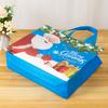 Sacola de Natal Amazon Personalizada Desenho Animado Papai Noel Boneco de Neve Não Tecido Laminado Sacola de Presente em estoque