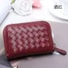 Porta-Cartões Elegante e Moderno Urbano Simples Grande Capacidade com Vários Slots para Cartão Porta-Moedas Multifuncional Colorido Simples Puramente Feito à Mão