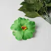 En stock nuevo alrededor de 10 cm simulación de la flor de rosa pinza para el pelo tocado color flor traje de baño viaje playa foto accesorios para el cabello