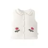 Colete matelassê para bebê, acolchoado para aquecer, adequado para outono e inverno, 120g, jaqueta matelassê infantil, blusa de algodão matelassê