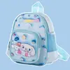 Mochila Escolar Pequeña Impermeable de Cuero de Dibujos Animados para Niños Kuromi MeloDy Perro de Orejas Grandes Perro de PC KT3D Estéreo