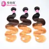 Venta al por mayor de pelucas transfronterizas europeas y americanas 1B/4/27 Remy Cabello Humano Brasileño Body Wave