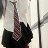 Camisa Estilo Francés JK Cintura de Corbata Hombro Ajustado Estilo Académico Dulce Picante Versátil Falda Adelgazante Camisa Blanca Completa para Mujer