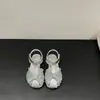 Zapatos de Princesa para Niñas 2026 Nuevo Modelo Sandalias Brillantes de Colores con Lentejuelas y Lazo Estilo Coreano Casual de Moda Zapatos para Niños
