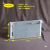 Condensador de Microcanales WT en Forma de Onda Mini Radiador Pequeño Evaporador de Disipación de Calor Ensamblaje de Intercambiador de Calor