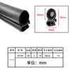Tira de Aço em Forma de U com Espuma Superior e Tira de Vedação Lateral de Espuma, Gabinete de Controle Elétrico à Prova de Poeira, Caixa Elétrica, Gabinete, Tira de Borracha para Porta de Carro, Resistente a Altas Temperaturas