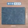 Maletín de cuero para documentos de negocios, bolsa para archivos de papel A4, porta documentos, bolsa para documentos engrosada e impermeable con botón a presión, se puede imprimir con logotipo