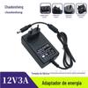 Adaptador de energia Spot 12V3A Luzes LED com monitoração de display LCD Fonte de alimentação de parede DC estável