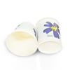 Fabricante de Vasos Desechables Venta al por Mayor al por Mayor Vaso de Papel Pequeño Mini de 7 Onzas 200ml Espesado Recubierto Vaso para Bebidas Calientes Flor