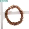 Guirnalda de Ratán Anillo Colgante Decoración Material Hecho a Mano DIY Colgante de Pared Decoración de Puerta Evento Festivo Ratán Smilax