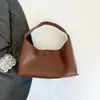 Bolso de mano plisado con forma de media luna de comercio exterior, nueva colección otoño/invierno 2026, bolso de mujer retro y elegante, diseño de nicho y único