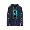 Sudadera con capucha holgada informal con estampado de Dragon Ball, serie Sun Wukong, Dragon Ball Saiyan periférico, para hombre y mujer