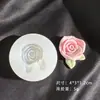 Molde de Silicona Hecho a Mano DIY Pegamento de Cristal Flor Estéreo Rosa Camelia Loto Hoja de Loto Yeso Fondant