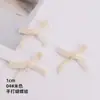 Ponto 1cm Cor Pura Veludo Laço Acessórios Feito à Mão DIY Acessórios de Cabelo Roupas de Veludo Acessórios Decorativos Flockados