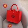 Preço da noiva de casamento chinês evento de casamento bolsa de feltro presente companheiro bolsa de presente bênção de caractere chinês estilo chinês noivado casamento lua cheia