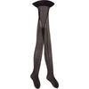 Meias de Seda 0D com Renda Linha Ultra-fina Entrepernas Femininas de Verão Meia-calça Invisível Sem Marcas Cinza Transparente Meias Abertas