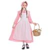 Halloween Vestido de Campo Floral Pastoral para Niña Comercio Exterior Europeo y Americano Amazon Vestido de Sirvienta Medieval de Dos Colores