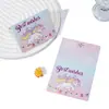 Cartão de Agradecimento Criativo Pequeno Fresco Mini Exquisito Flor Flor de Aniversário Cartão DIY Cartão de Bênção de Atendimento Pós-Venda