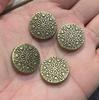 Cuentas de aleación chapadas en cobre cuentas doradas antiguas mate loto ruyi diy accesorios para pulsera de cuerda roja cuentas espaciadoras al por mayor