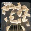 Paneles de Revestimiento para Fachadas Exteriores de Forma Tridimensional de UHPC Paneles de Muro Cortina de Concreto Aparente sin Burbujas Paneles Prefabricados para Fachada Exterior de Palacio de Exposiciones de la Ciudad
