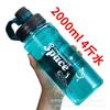 Taza Espacial Anti-Caídas de Gran Capacidad, Taza de Agua Deportiva Portátil a Prueba de Explosiones, Material de PC 1100-3000ml Taza de Agua Deportiva