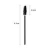 Cepillo desechable para cejas, fibra artificial, color negro, tamaño codo, 50 unidades