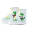 Nuevas Cubrezapatos Impermeables de Moda para Niños Niños y Niñas Estudiante Exteriores PVC Antideslizantes Cubrezapatos Escolares de Viaje Cubre pies a Prueba de Polvo