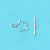 Acessórios de Botão de Orelha de Prata S925 Fivela de Pulseira Fivela de Colar Material para Miçangas Feito à Mão DIY para Fazer Acessórios de Miçangas