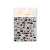 Adesivos Tomoni para Nail Art em Relevo DIY Populares Doces e Descolados Adesivos de Unha Material de Adesivo de Tecido Pônei Moderno Simples