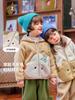 [Liquidação 55,9] Preço Original 63 Jaqueta de Fleece Infantil Dudu Home Coleção Outono Blusa com Zíper para Meninas Temporada de Outono