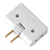 Adaptador de Corriente Ultradelgado Multipuerto Uno a Tres Extensión Plegable Enchufe de Dos Pines Extensor Convertidor de Enchufe Multifuncional