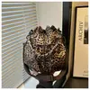Bolso de mujer con estampado de leopardo 2024 portátil coreano tipo cubo para mujer bolsa de almacenamiento para mujer bolso cruzado para mujer venta al por mayor