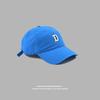 Gorra de béisbol bordada con letra D en inglés, nueva gorra de béisbol con cornisa curva lavada, estilo japonés, para otoño de 2021
