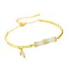 Rueda de la Fortuna Jade Hetian Original ¿Tienes Suficiente Bambú Pulsera para Mujer Bambú de Alta Calidad Año del Zodíaco Pulsera de San Valentín Venta al por Mayor