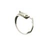 Anillo Original Nuevo para Hombre Hua You Le Tiburón Agresivo Apertura Simple INS Anillo de Diseño Nicho para Hombre de Moda para Mujer