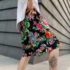 Noreste Flor Grande Tela Verano Casual Delgados Shorts Holgados para Pareja para Casa Pantalones Anchos Pantalones de Cinco Puntos para Hombre
